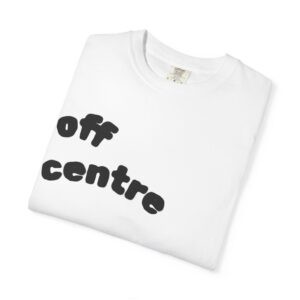 Colorful Off Centre Unisex T-Shirt, Trendy Graphic Tee, Unique Gift, Casual Wear, Everyday Style, Eco-Friendly Fashion