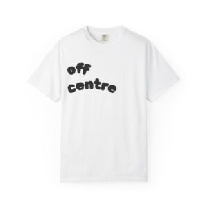 Colorful Off Centre Unisex T-Shirt, Trendy Graphic Tee, Unique Gift, Casual Wear, Everyday Style, Eco-Friendly Fashion